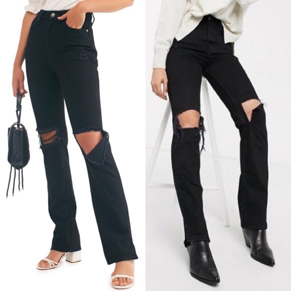 We The Free By Free People My Own Lane Jeans in Black size 25